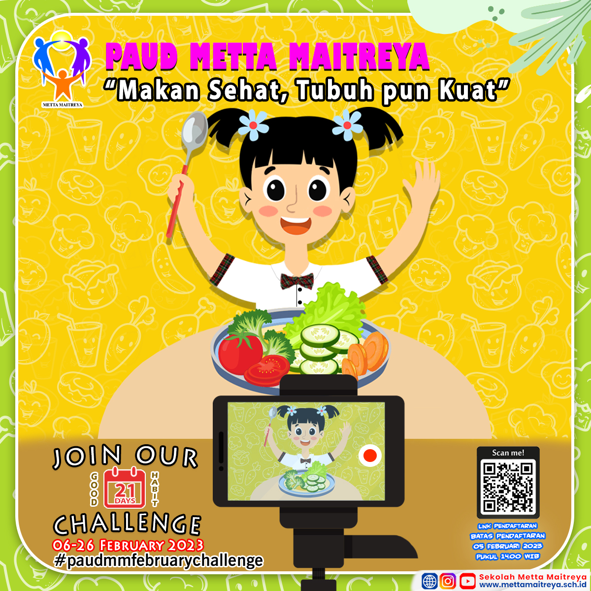 Februari 21 Days Good Habit Challenge | PAUD METTA MAITREYA